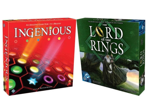 Ingenious and Lord of the Rings - Board Games!