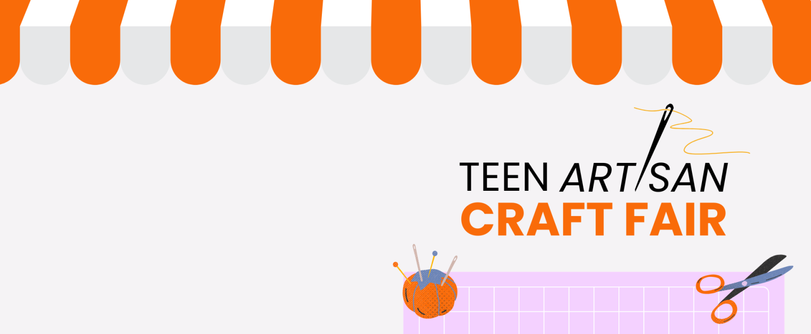 teen artisan craft fair on saturday, july 25 from 1-4pm at the abington free library.