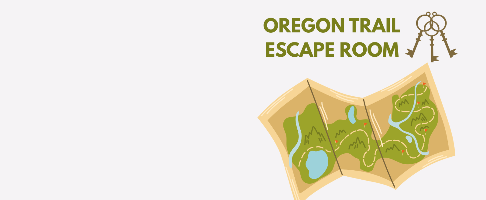 Oregon Trail Escape room for kids grades 6-9 on Friday, August 14.