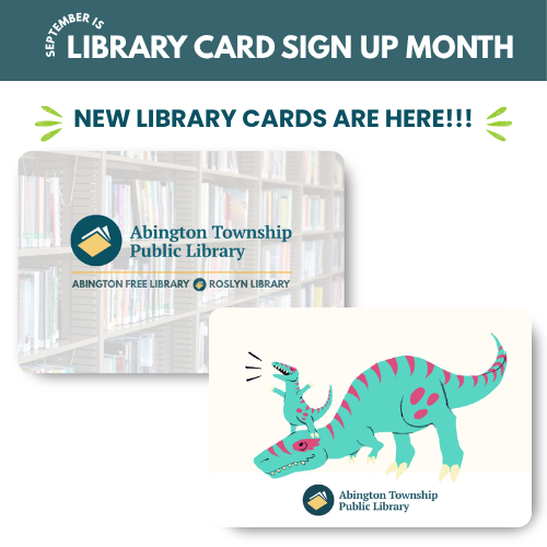 New Library Card Designs for the Abington Township Library in 2026